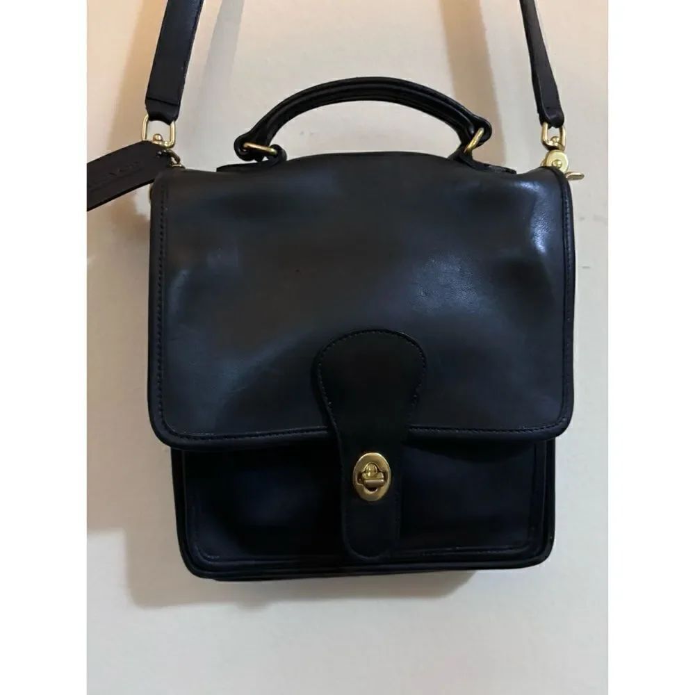 Vintage Coach  RETRO Classic Willis Station Messenger Crossbody Bag Made in USA